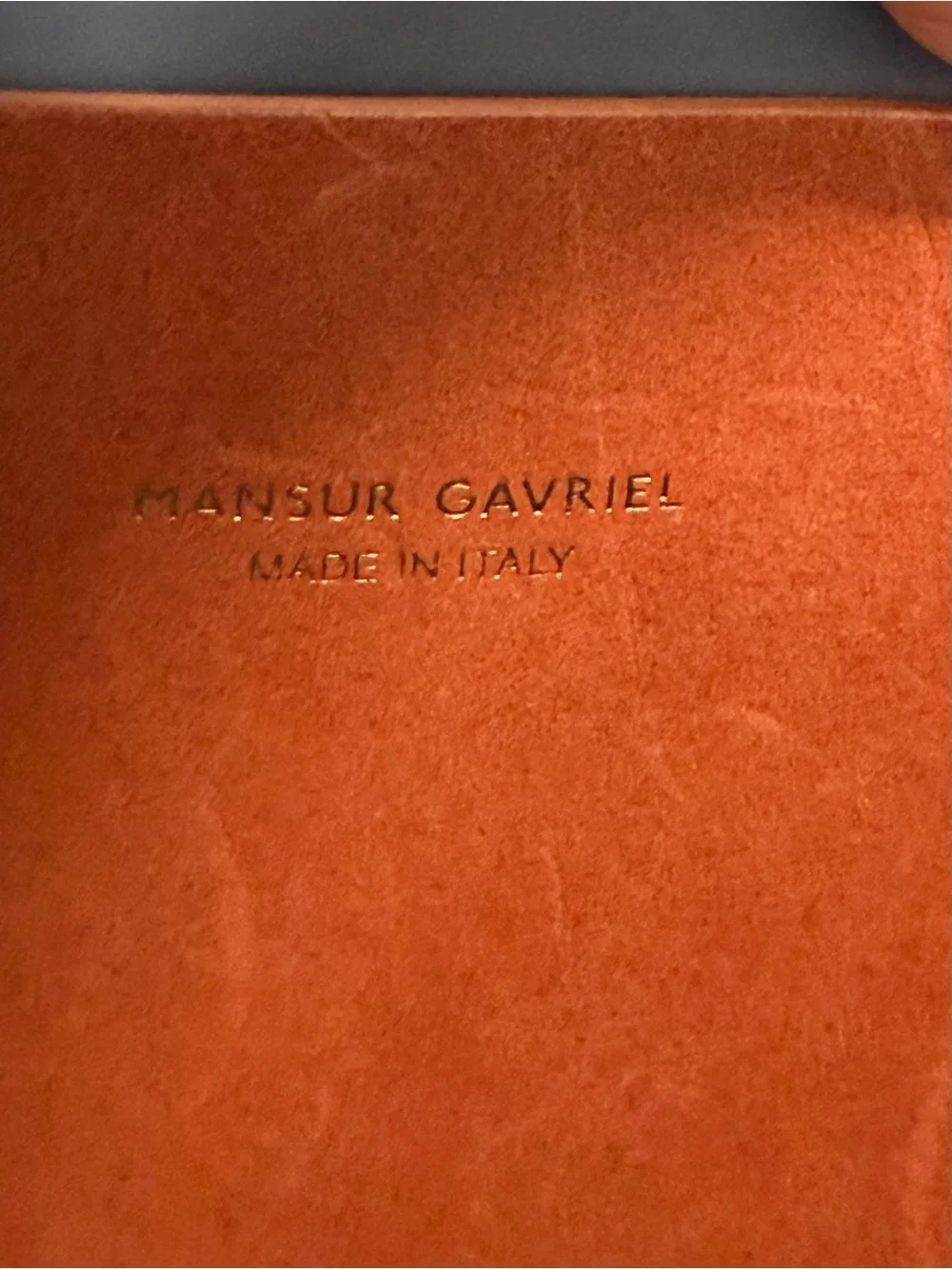MANSUR GAVRIEL Small Hobo Bag In Brandy/avion Italian Leather quiet luxury